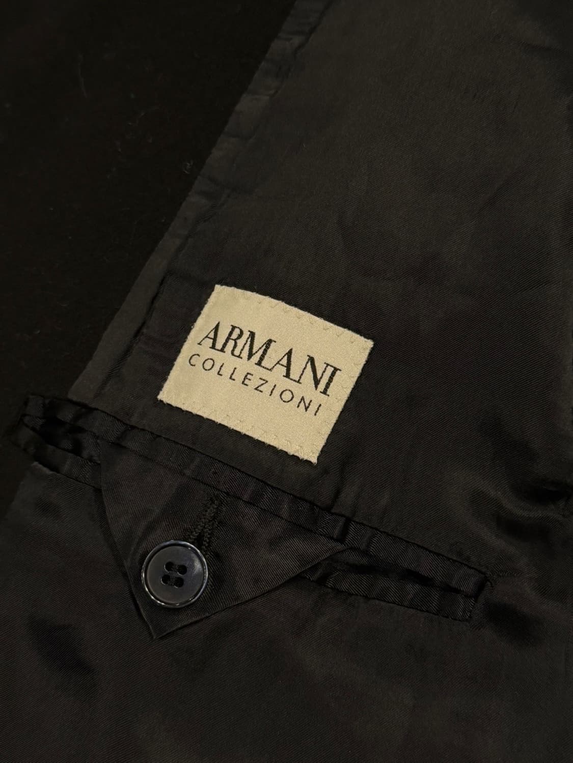 아르마니 꼴레지오니 캐시미어 플란넬 탑코트 105 상품이미지4