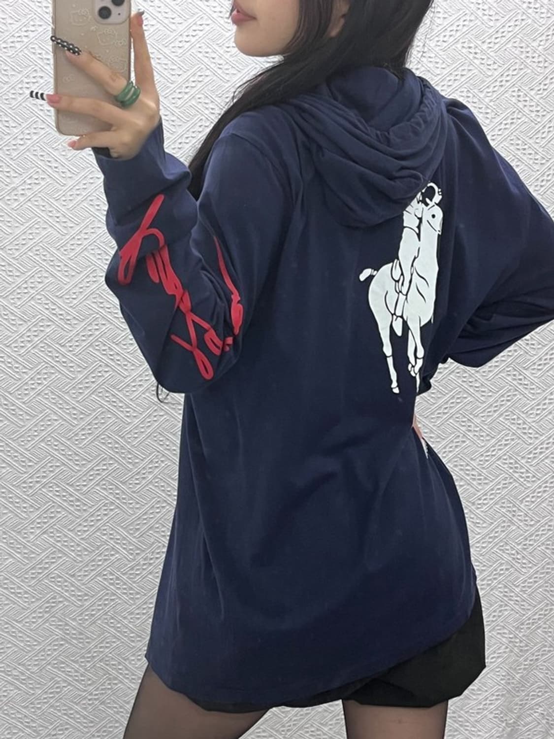 폴로 랄프로렌 올드스쿨 펑크 여리핏 빅로고 후드티 XL C10673 상품이미지1