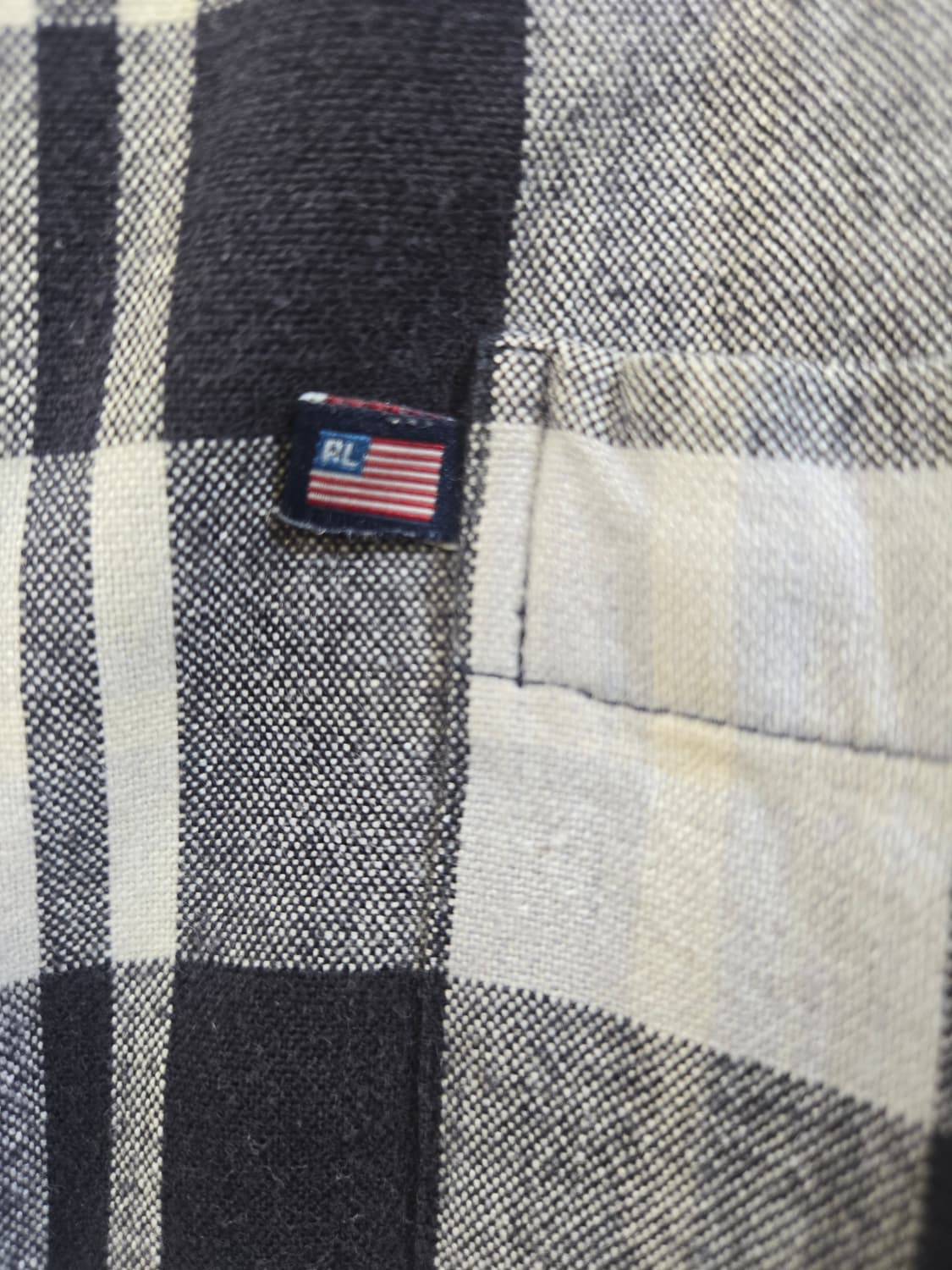 폴로랄프로렌 블랙.화이트 셔츠 상품이미지3