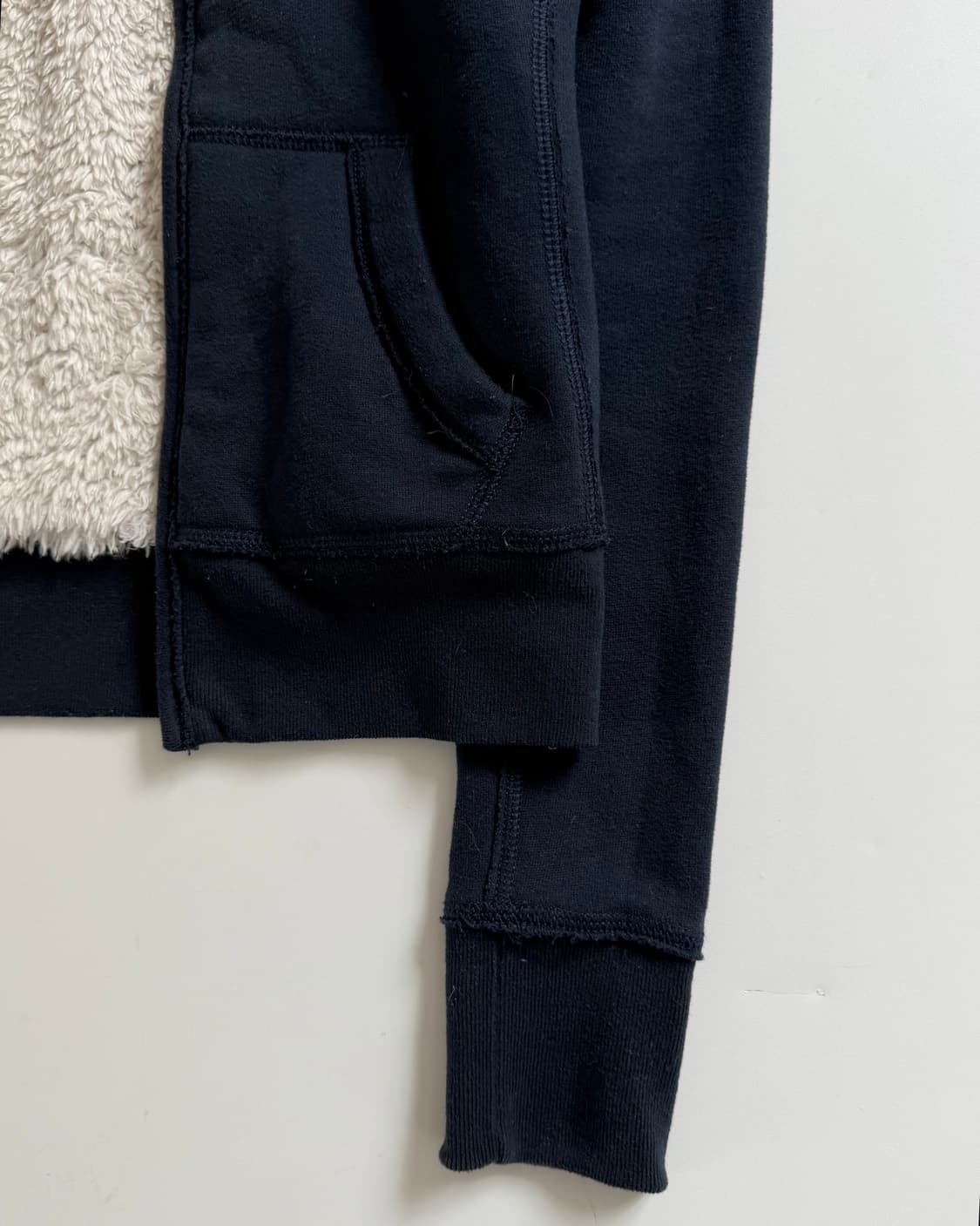 Hollister 홀리스터 우먼즈 퍼 후드집업 상품이미지5