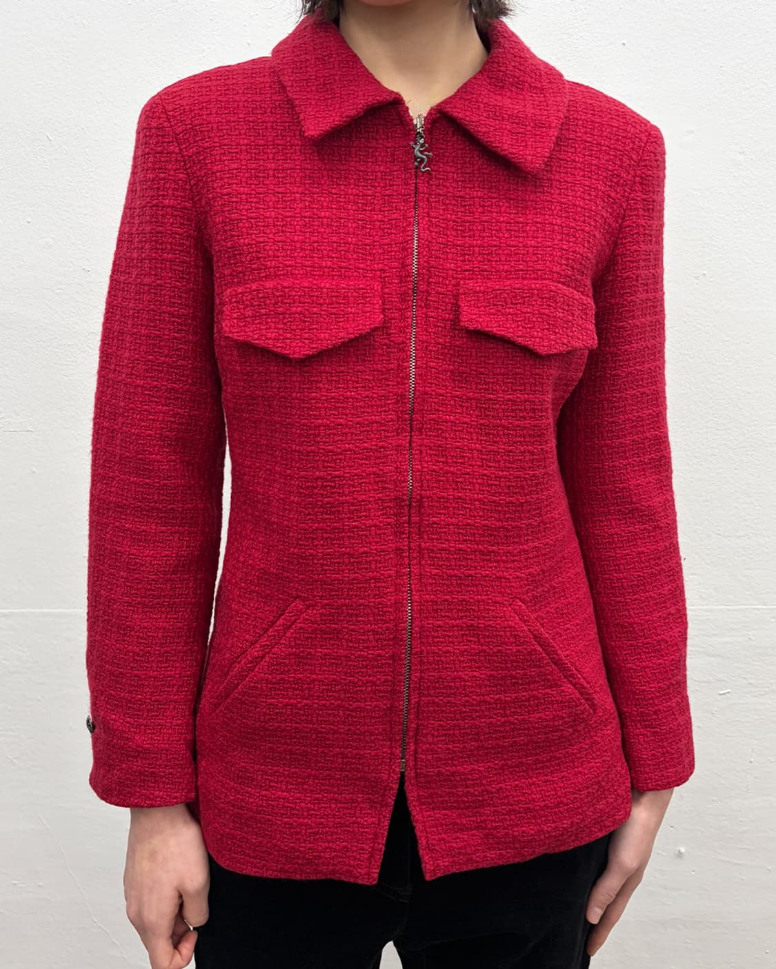 00s 아네스베 트위드 자켓 상품이미지4