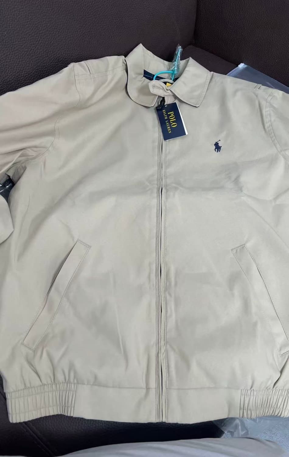 폴로 랄프 로렌 바이 스윙 윈드브레이커 라인드 자켓 베이지 카키 L 상품이미지2