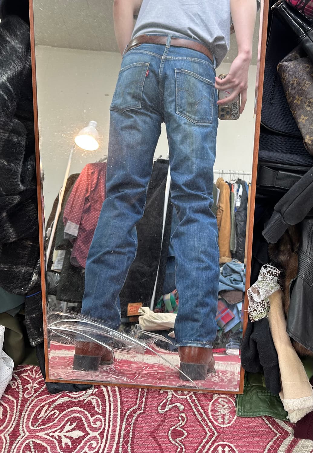 리바이스 502 더티워싱 데님 상품이미지5