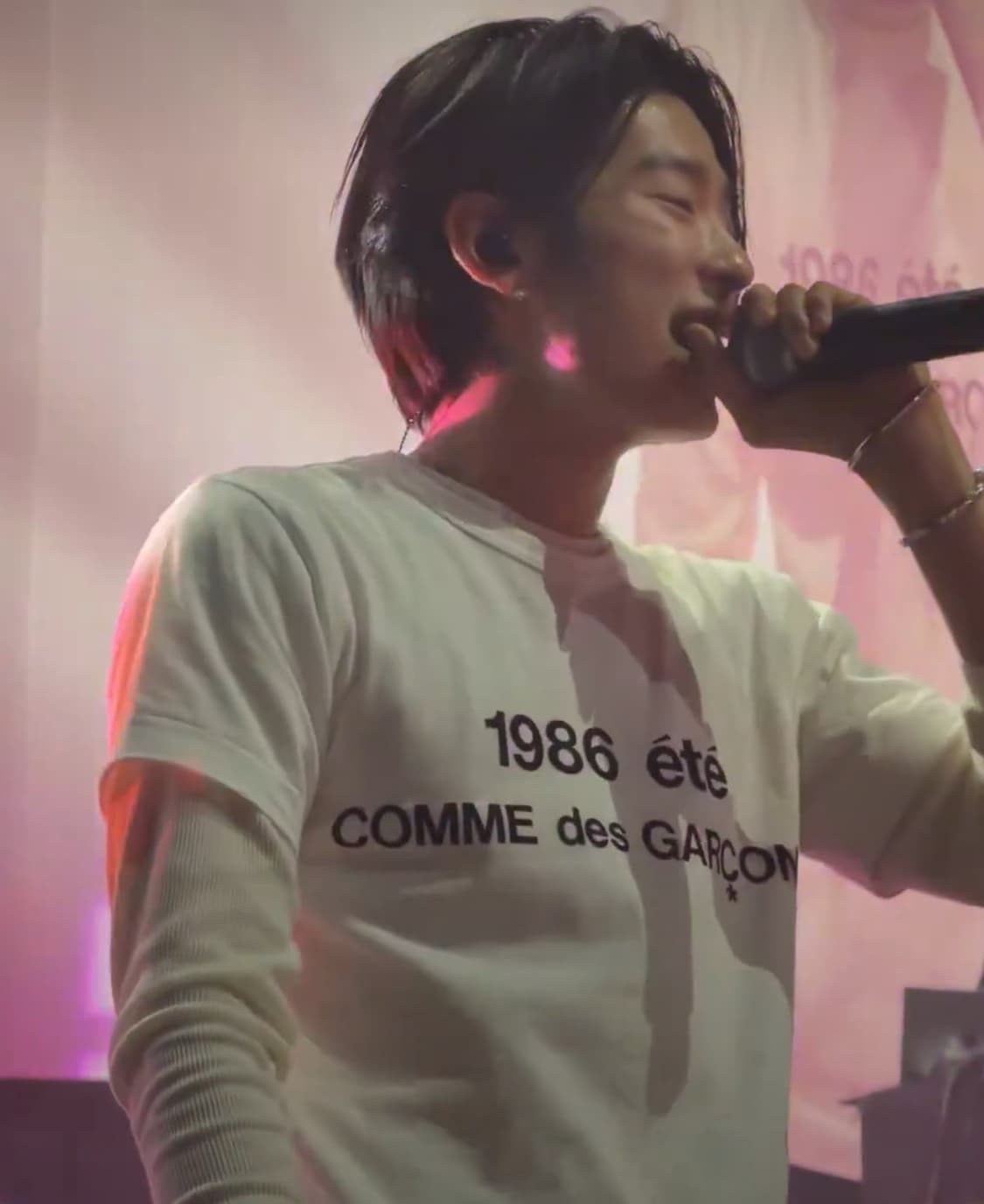 CDG 1986 꼼데가르송 티셔츠 화이트 S 상품이미지1
