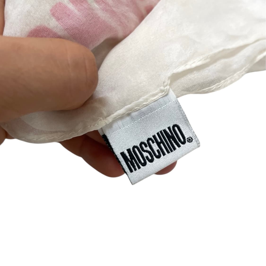 모스키노 Moschino 멀티패턴 실크 스카프  상품이미지2