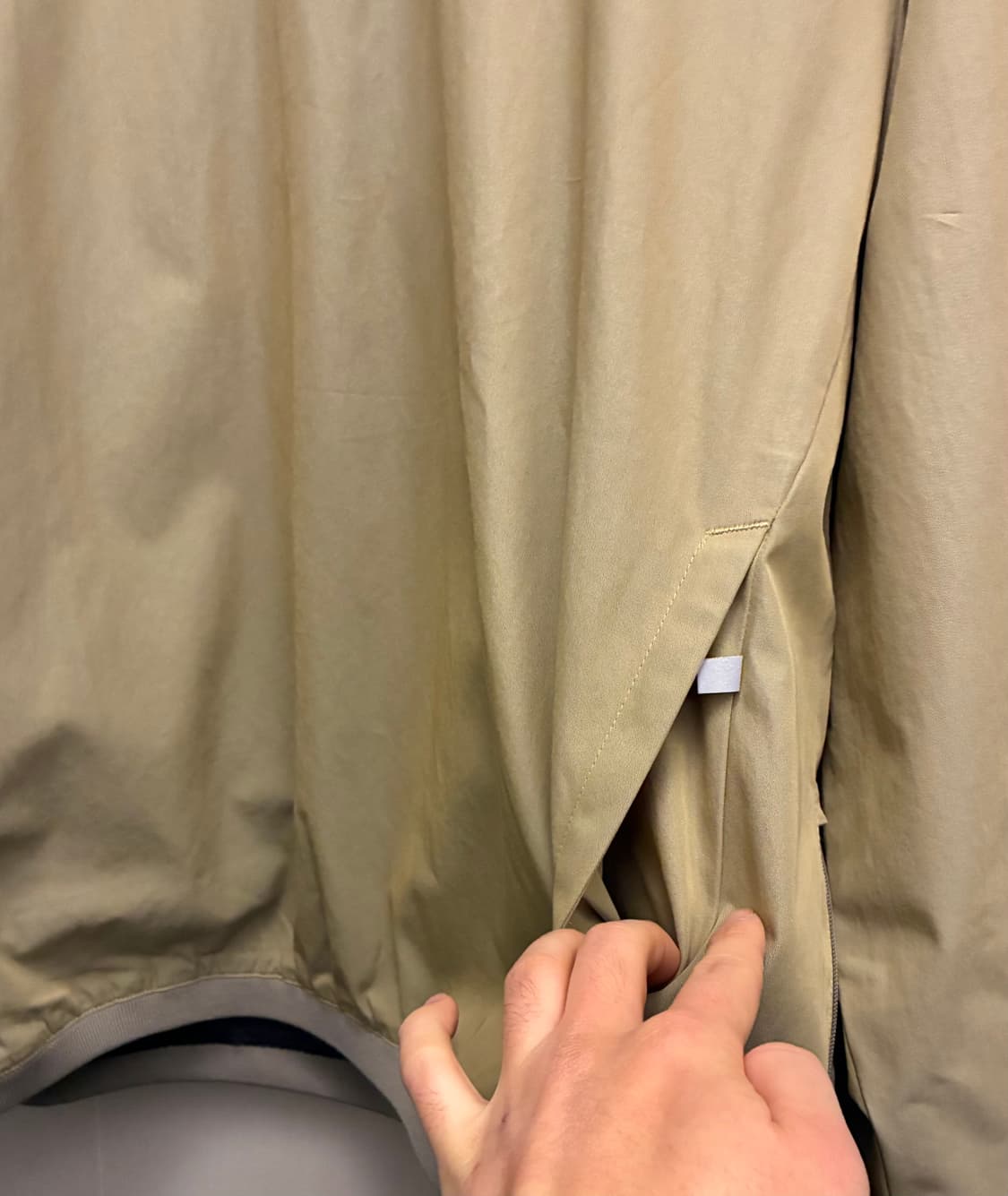 (L/102)JPN 컨버스 도쿄 코튼 폴리 풀오버 하프집업 아노락자켓 상품이미지6