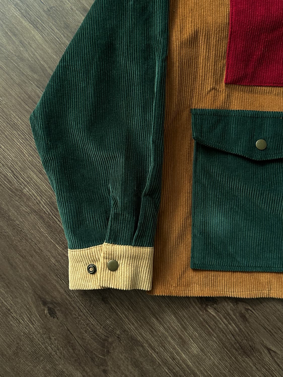 Quietest 컬러 블록 코듀로이 자켓 상품이미지9