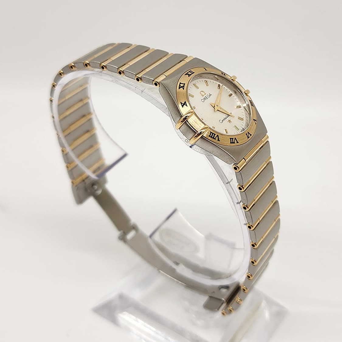 오메가 1272.30 컨스텔레이션 쿼츠 풀콤비바 25mm 상품이미지6