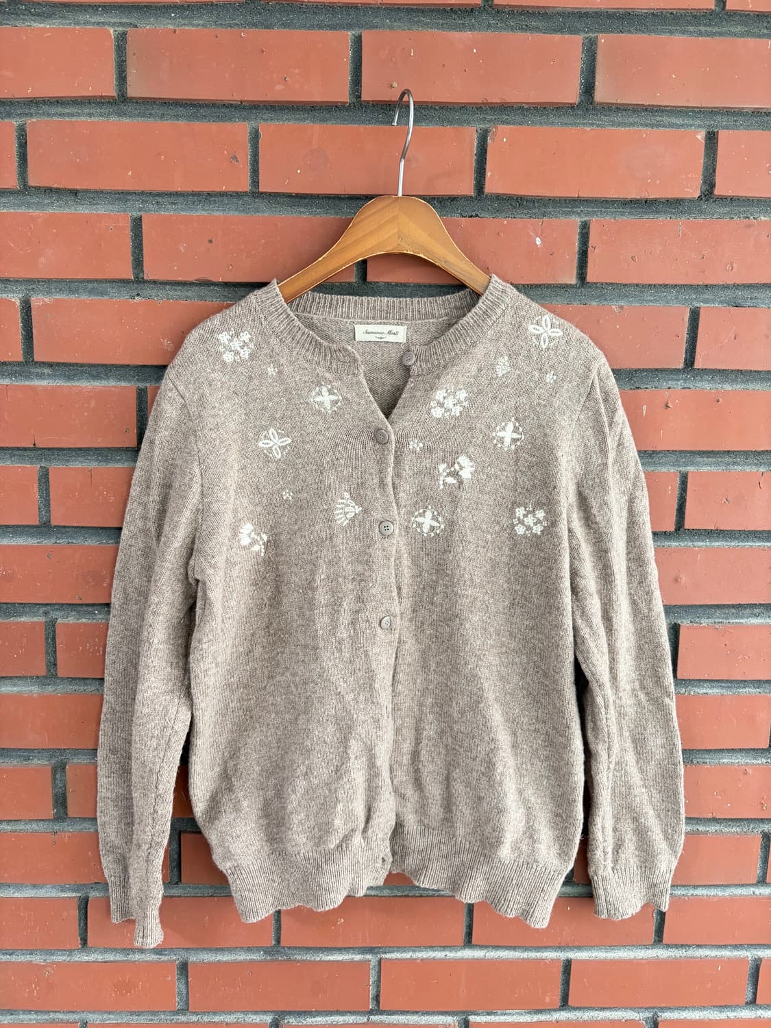 모리걸 자수 가디건 상품이미지1