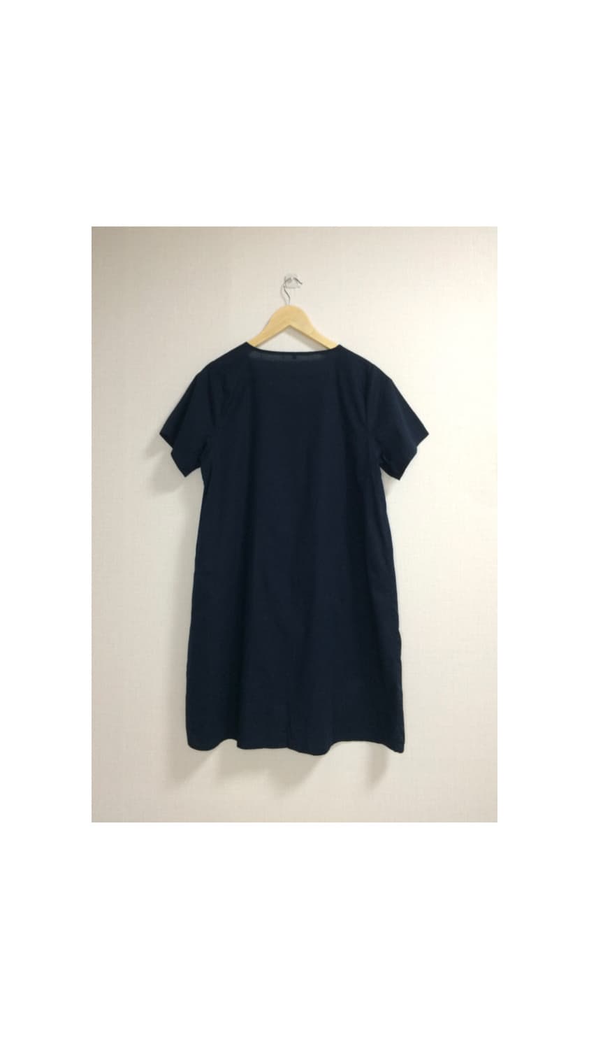 빈티지 네이비 반팔 튜닉 원피스 상품이미지4