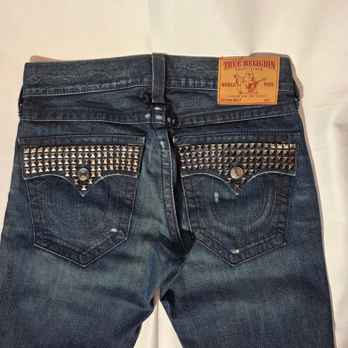 [30]트루릴리전 USA 빌리 스터드 부츠컷 Y2K 데님팬츠 상품이미지8