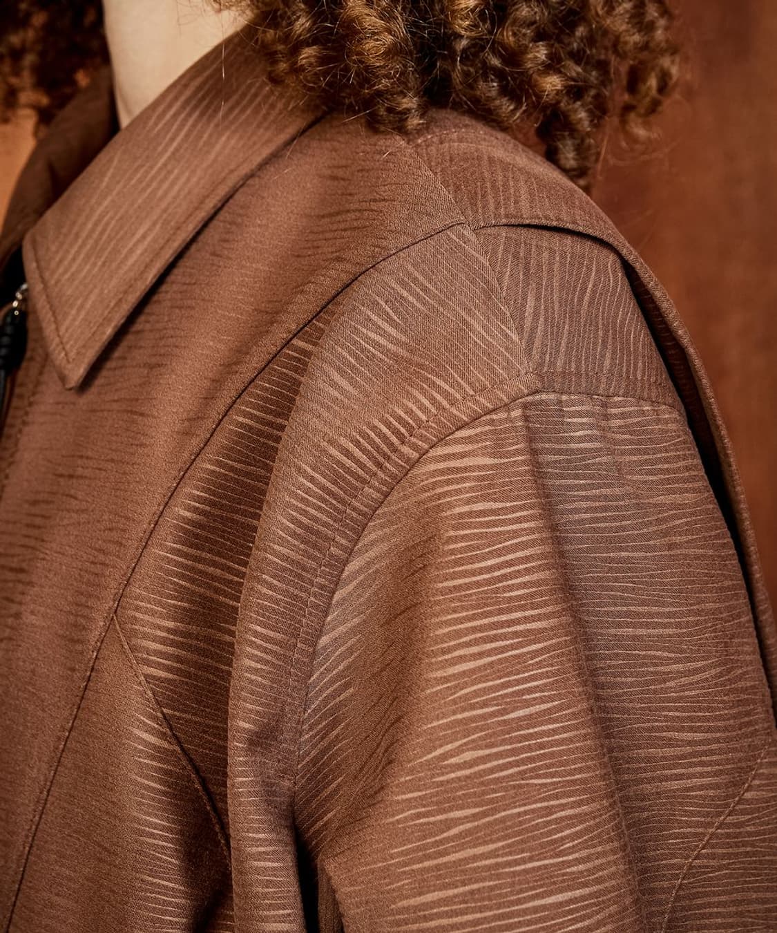 LMOOD 엘무드 크로아상 블루종 카멜 상품이미지8