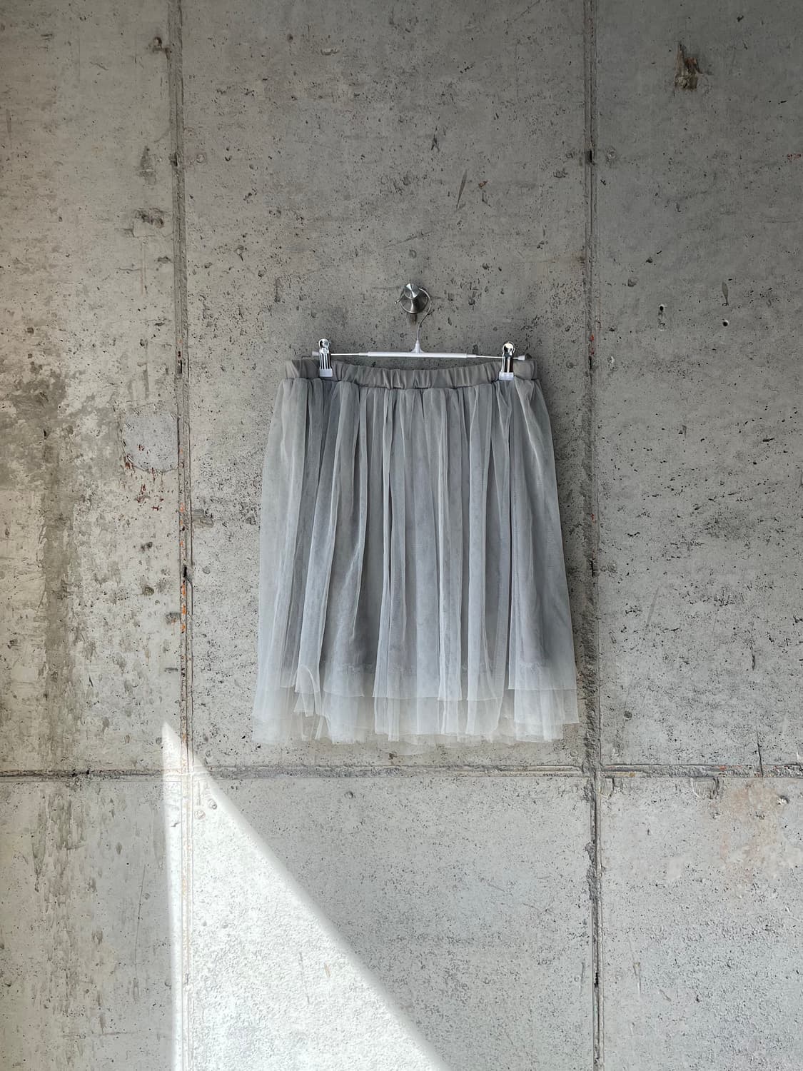 튤 스커트 라이트 그레이 상품이미지1
