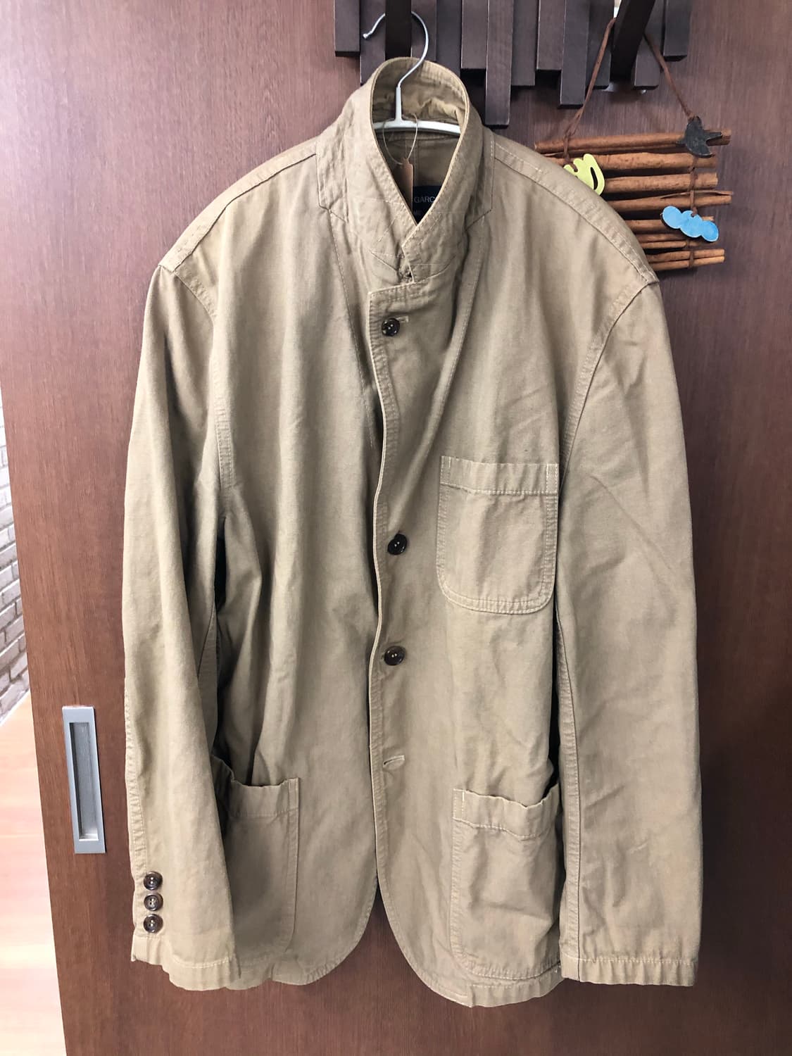 Comme des garcons homme 스탠드카라 블레이저 s 상품이미지1