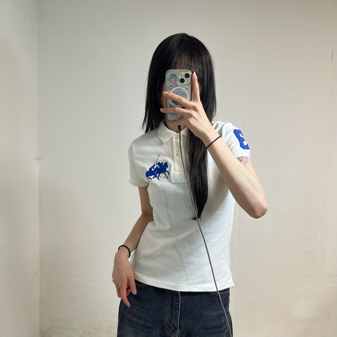 Polo Double Player Big Pony Collar Tee 상품이미지1