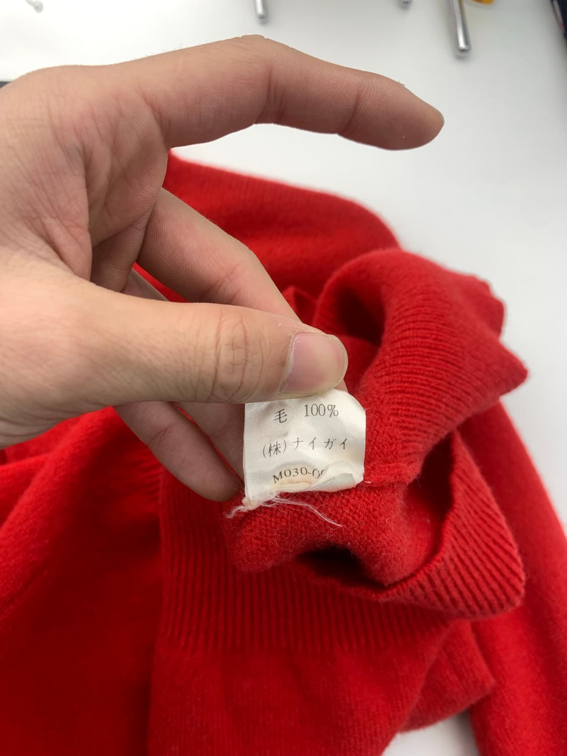 폴로 랄프로렌 크레스트 와펜 램스울 카라 니트 상품이미지9