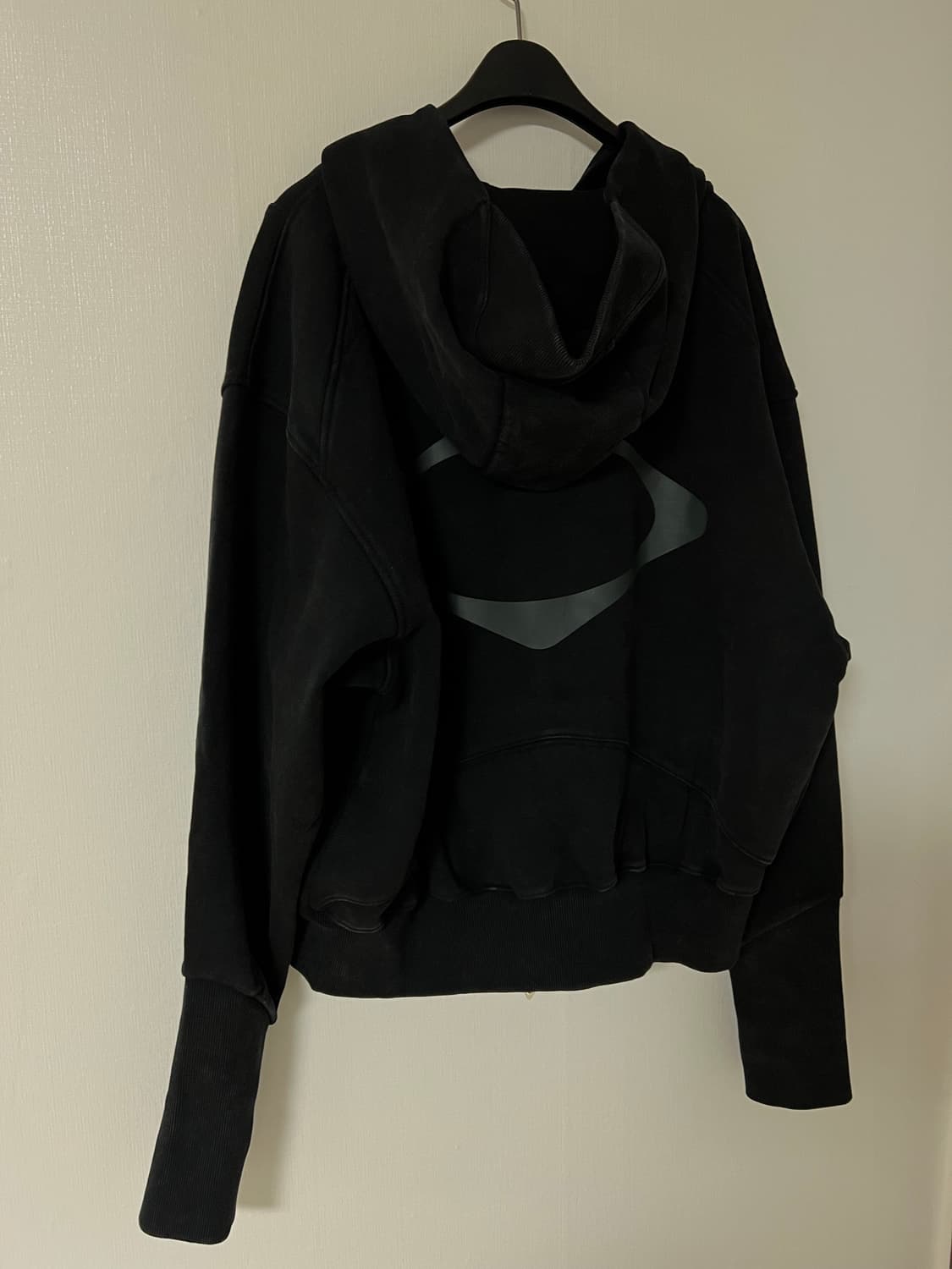 [미스치프]빅 포켓 후디-워시드 블랙 M사이즈 상품이미지6