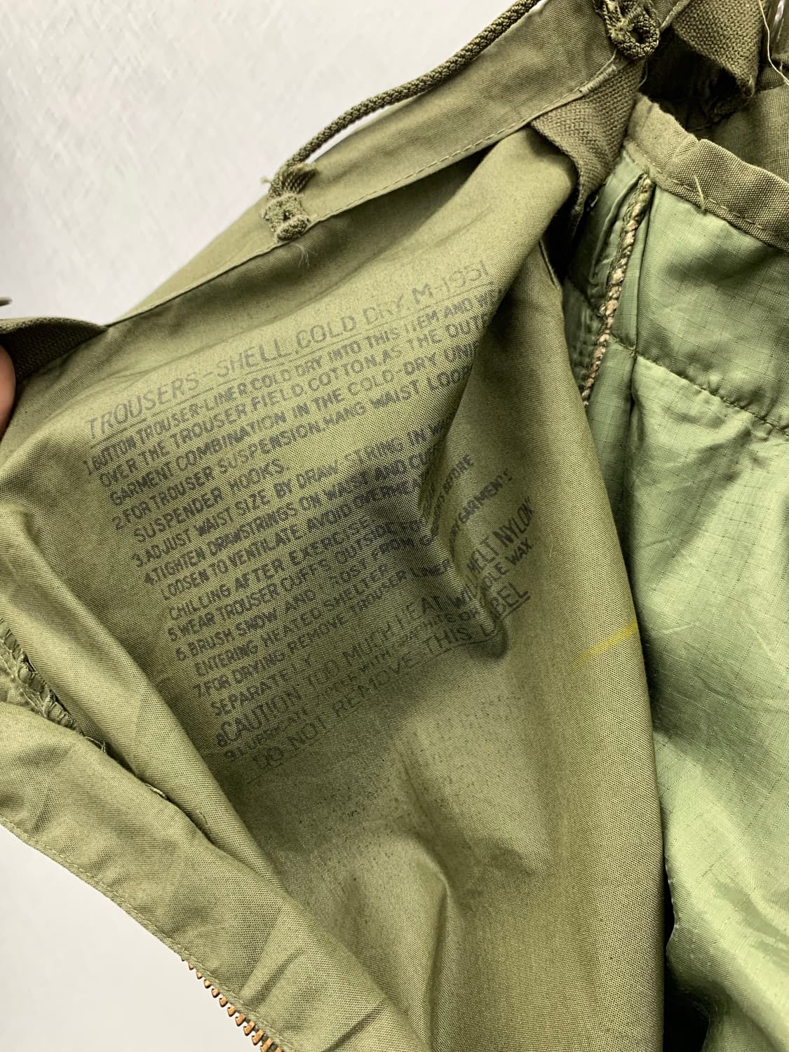 50s M-51 쉘팬츠 (내피포함) 상품이미지7