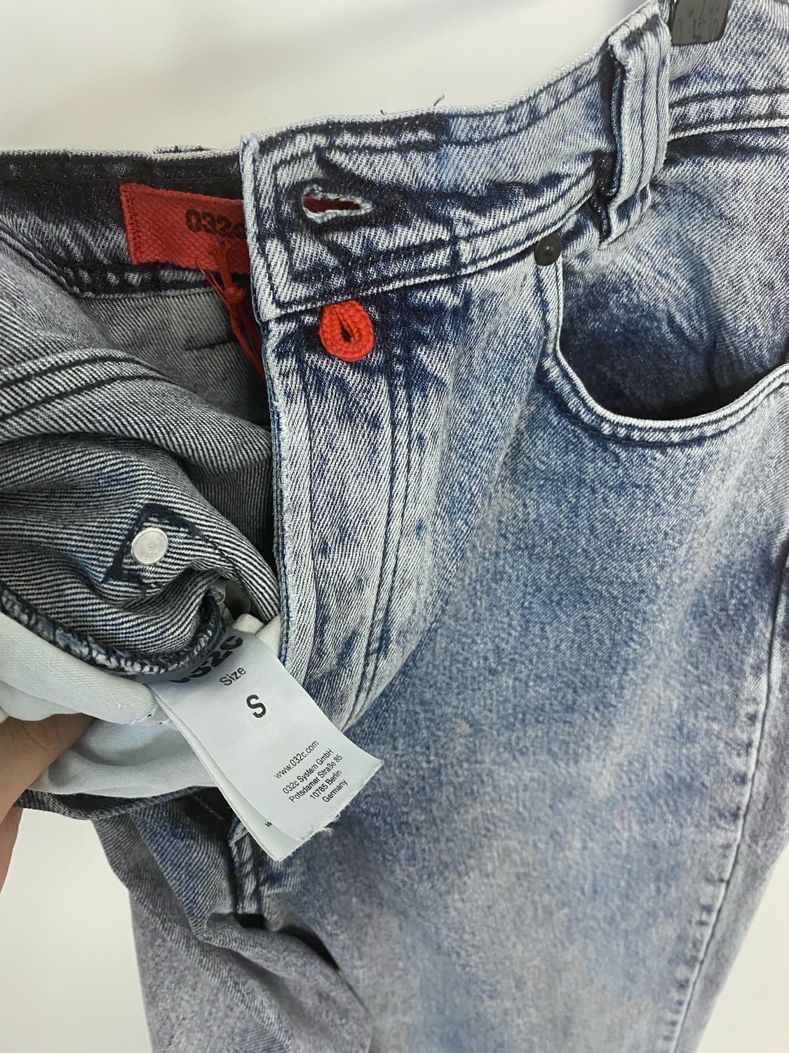 032c “NEXT” light blue jeans 상품이미지9