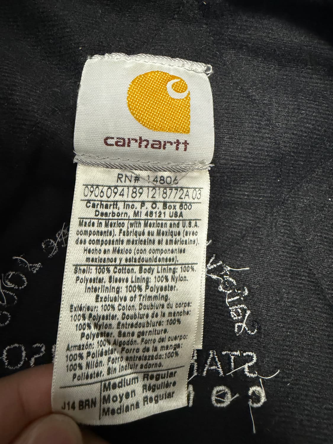 Carhartt J14 BRN 산타페 M 상품이미지2