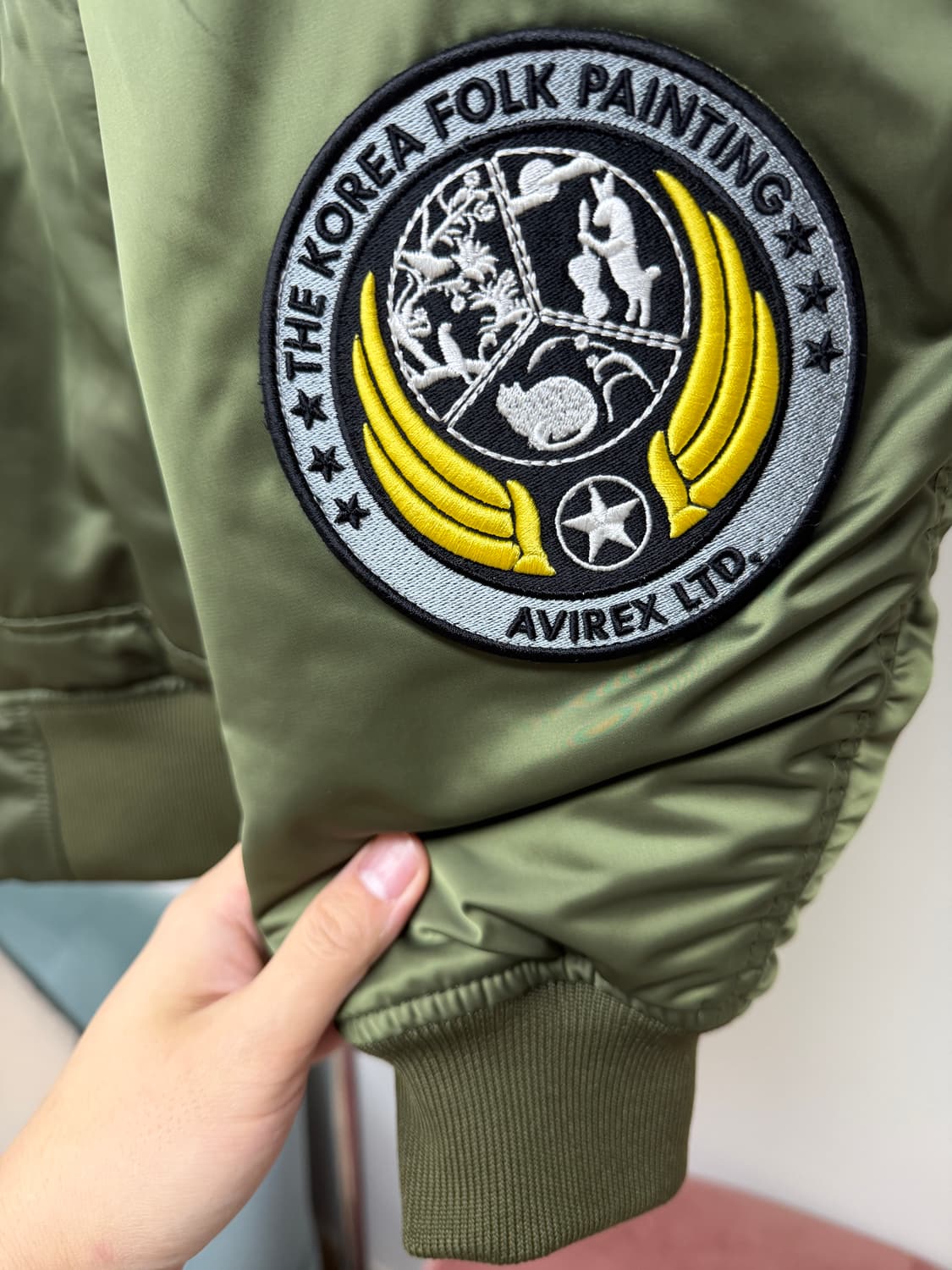 커스텀멜로우 x 아비렉스 B15 항공점퍼 구스다운 상품이미지3