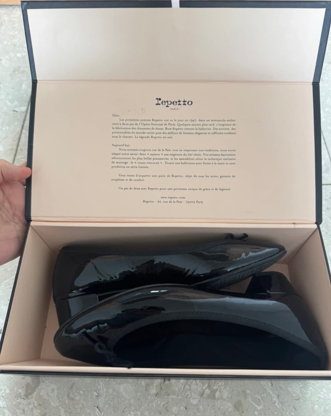 레페토 까미유 블랙 37 1/2  상품이미지4