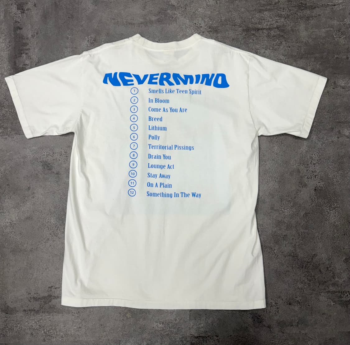 90s anvil tee on reprint NIRVANA 네버마인드 상품이미지6