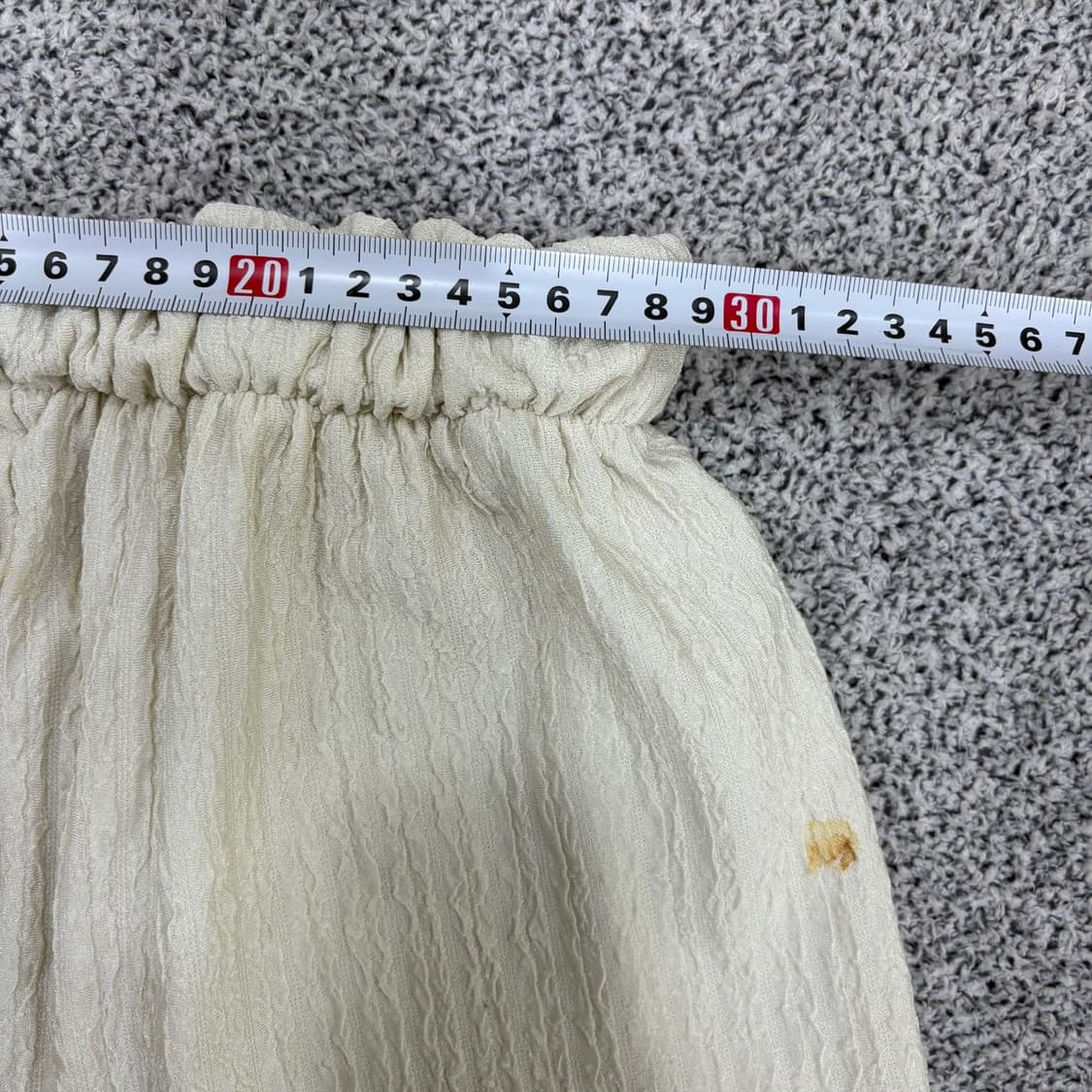 실측확인 빈티지 여성 허리밴딩 와이드 팬츠 0623J2 상품이미지7
