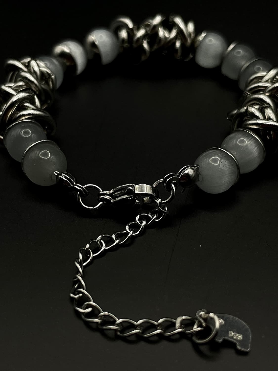 pcr sky gemstone twisted chain bracelet 상품이미지3