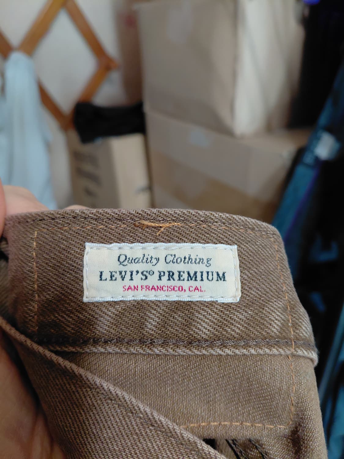 [리바이스568]스테이 루즈 데님 청바지 32사이즈  상품이미지5