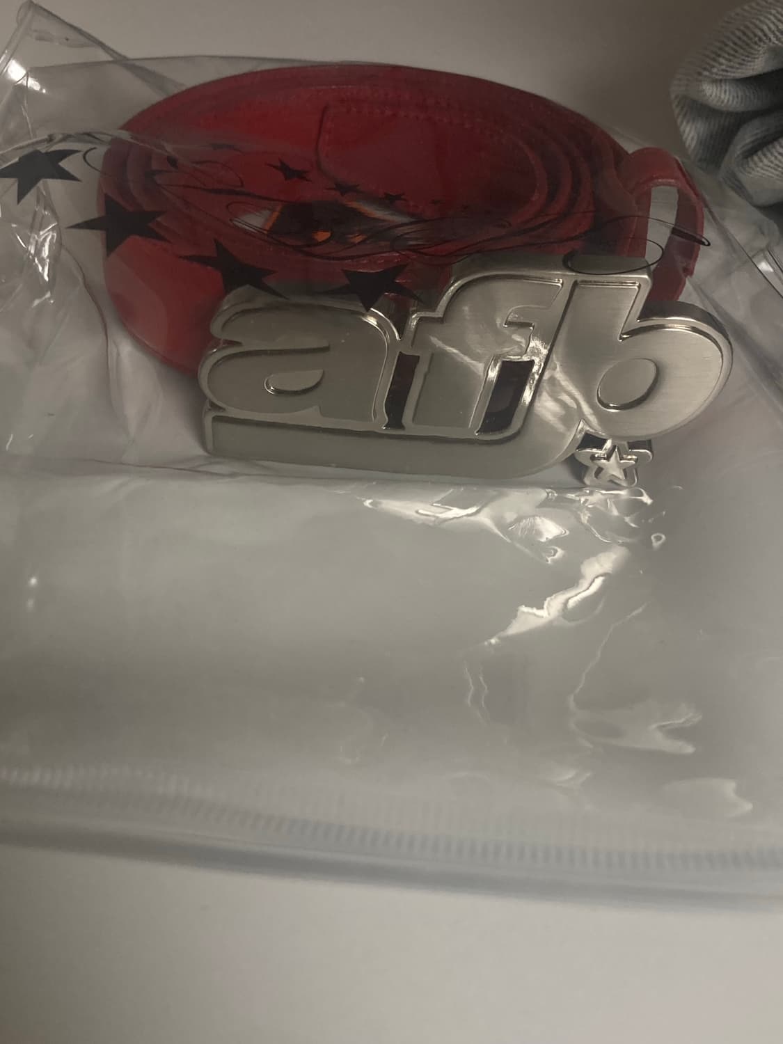 AFB RED 벨트 팝니다 상품이미지1