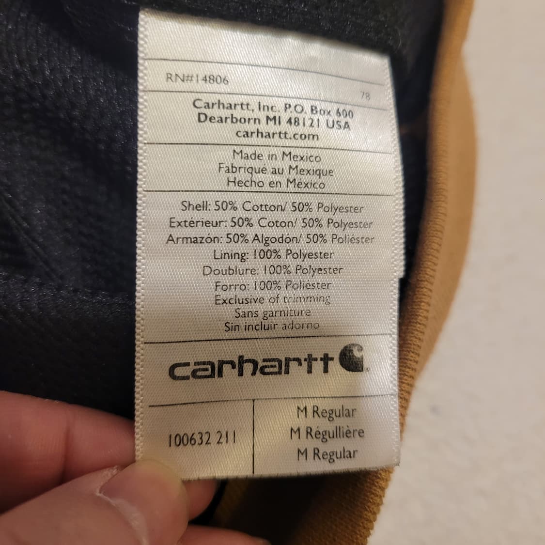 칼하트 써멀 후드집업 M 상품이미지7