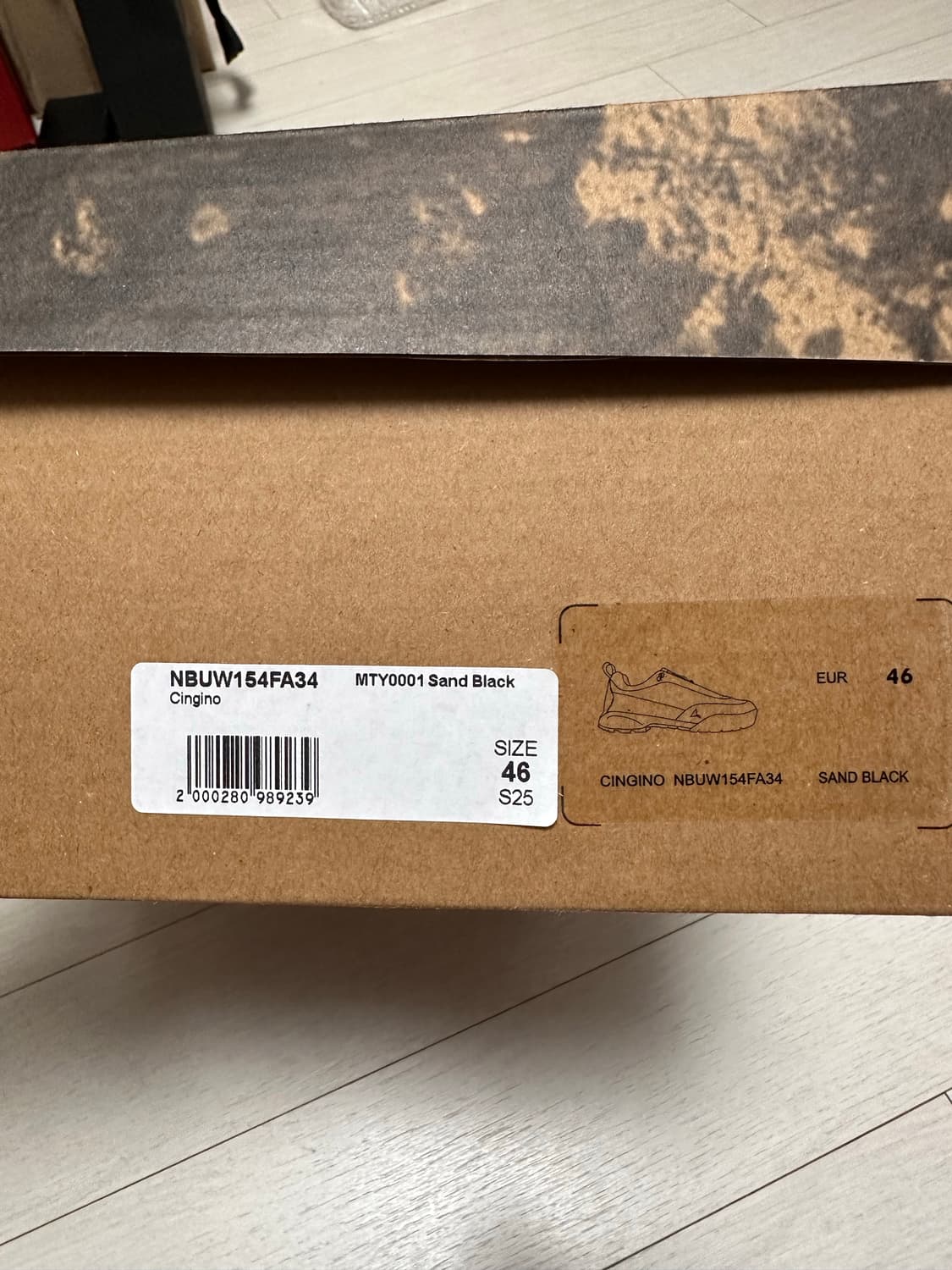 (새제품)로아 싱기노(친지노)샌드 46사이즈 295 상품이미지4