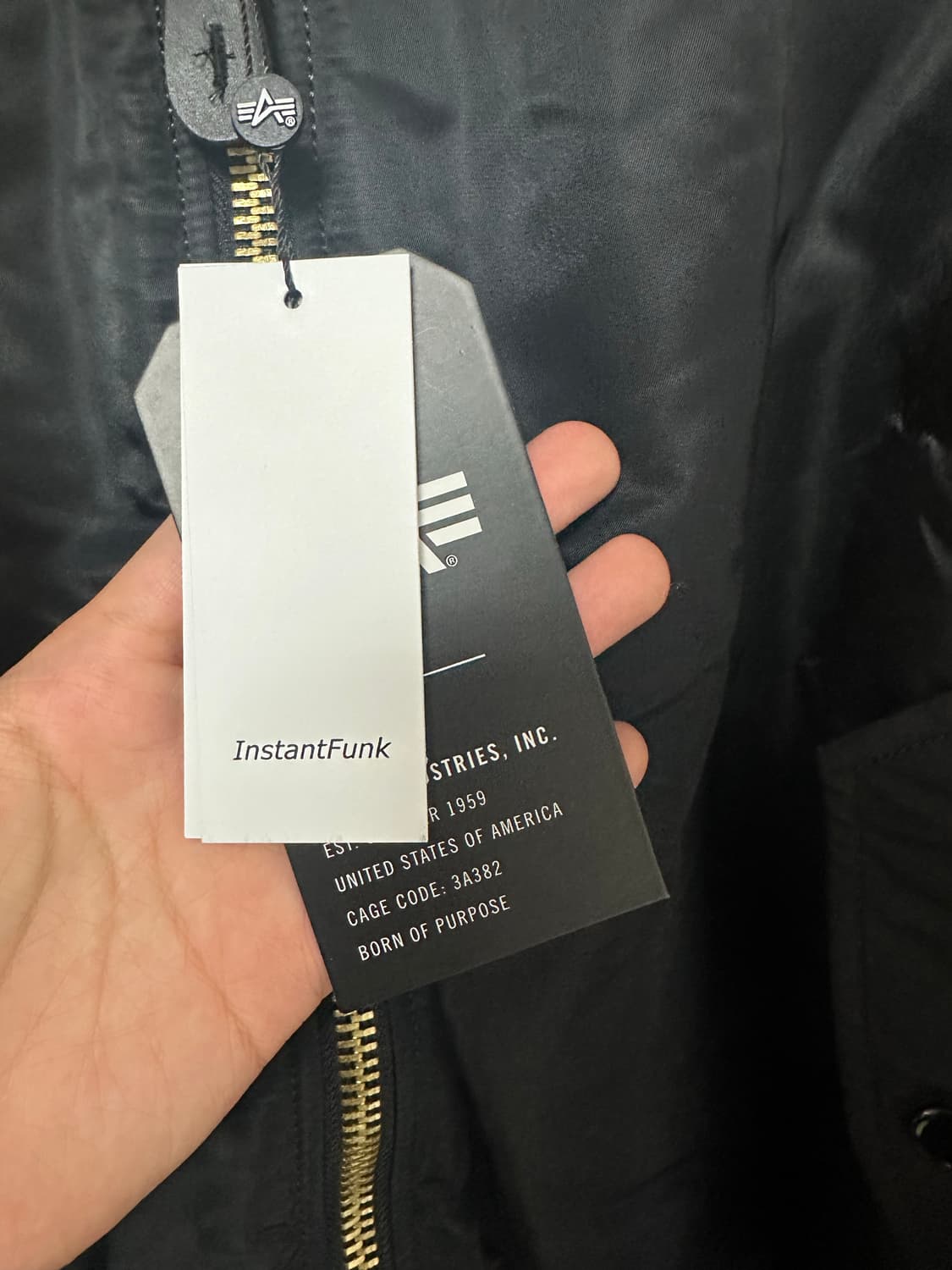 인스턴트펑크 알파인더스트리 마원 블랙 3xl 상품이미지3