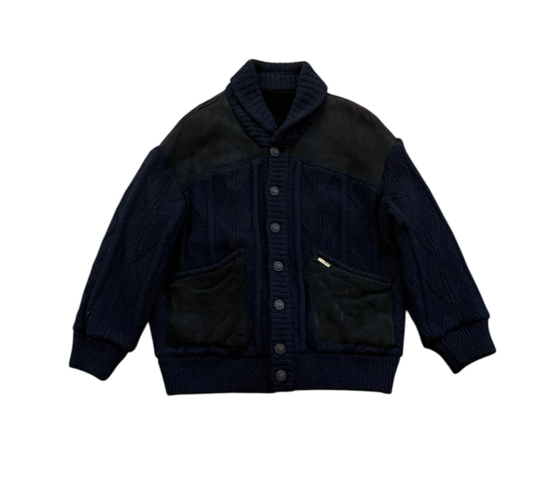 크리스챤 디올 숄카라 스웨이드 니트 점퍼 상품이미지1