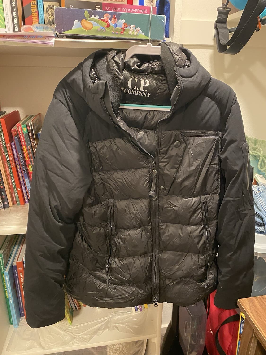 CP컴퍼니 에코 크롬-R 믹스드 고글 패딩 52 상품이미지1