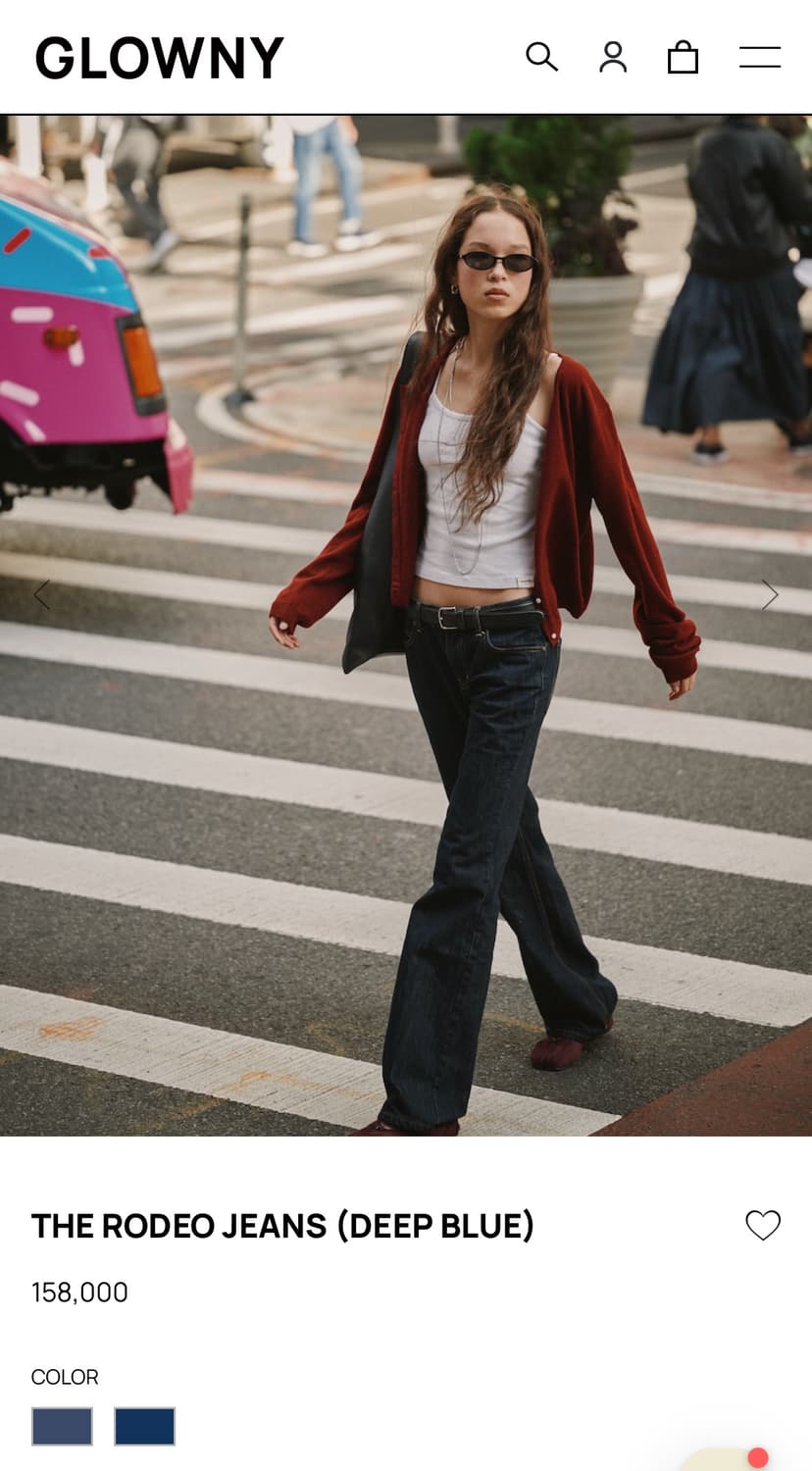 글로니 로데오 진 딥블루 데님 상품이미지3