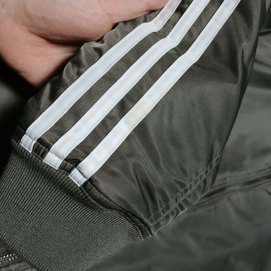 adidas 아디다스 봄버 항공점퍼 패딩 올리브 자켓 상품이미지10