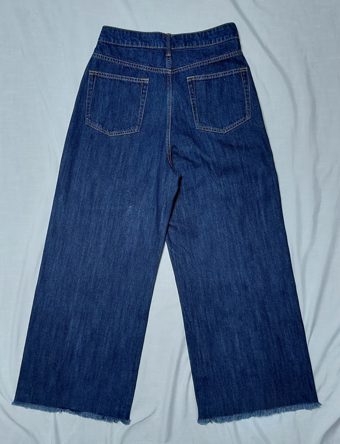 [L] 아메리칸 홀릭 와이드 생지 데님 (컷오프 포인트) 상품이미지6