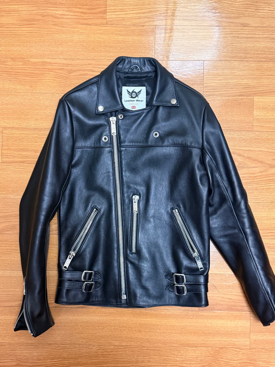 666 가죽 라이더 자켓 32 사이즈 상품이미지1
