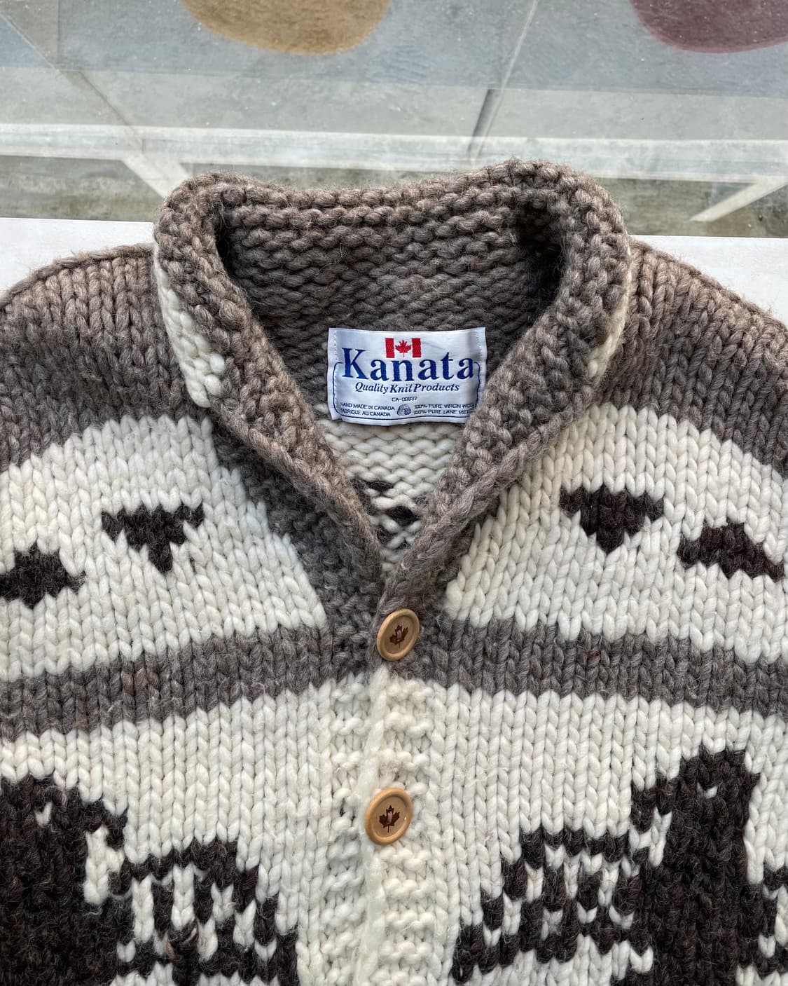 90s KANATA Thunderbird Cowichan 카나타 코위찬 상품이미지5