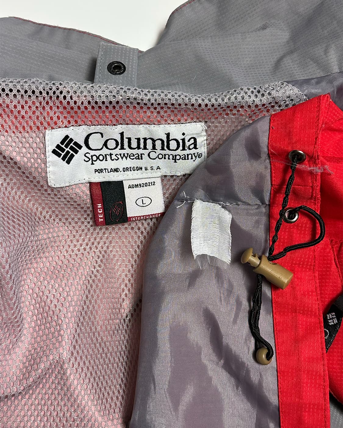 콜럼비아 고프코어 절개 바람막이 상품이미지3