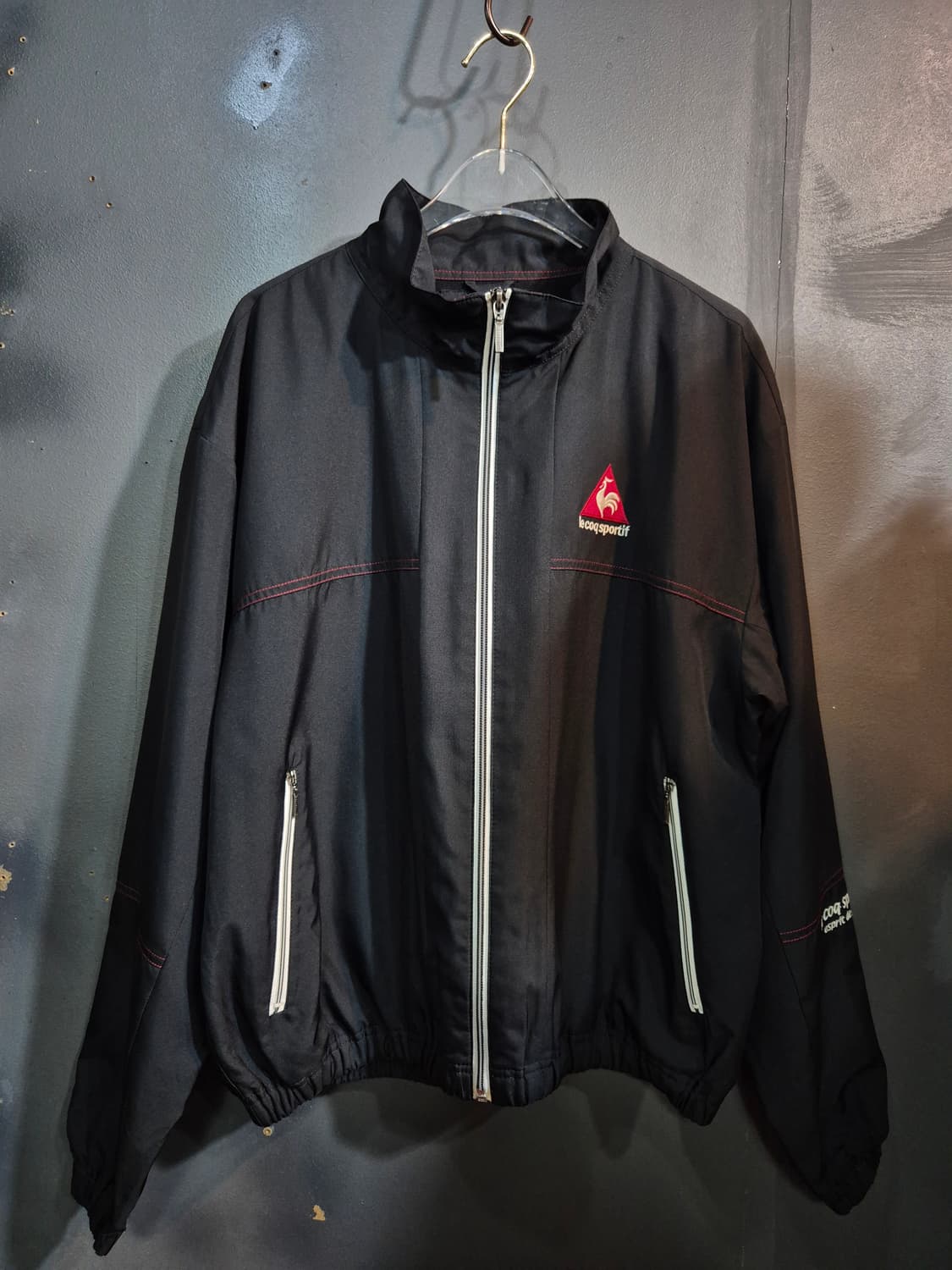 르꼬끄 스포르티프 바람막이 점퍼 블랙 M 상품이미지1