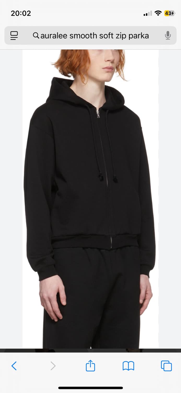 구매 3,4) 오라리 소프트스무스 후드집업 상품이미지3