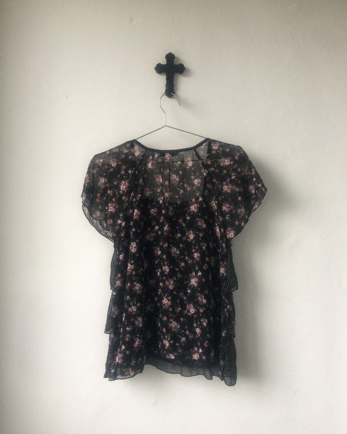 Rosa cheri Flower dot pattern layer blou 상품이미지3