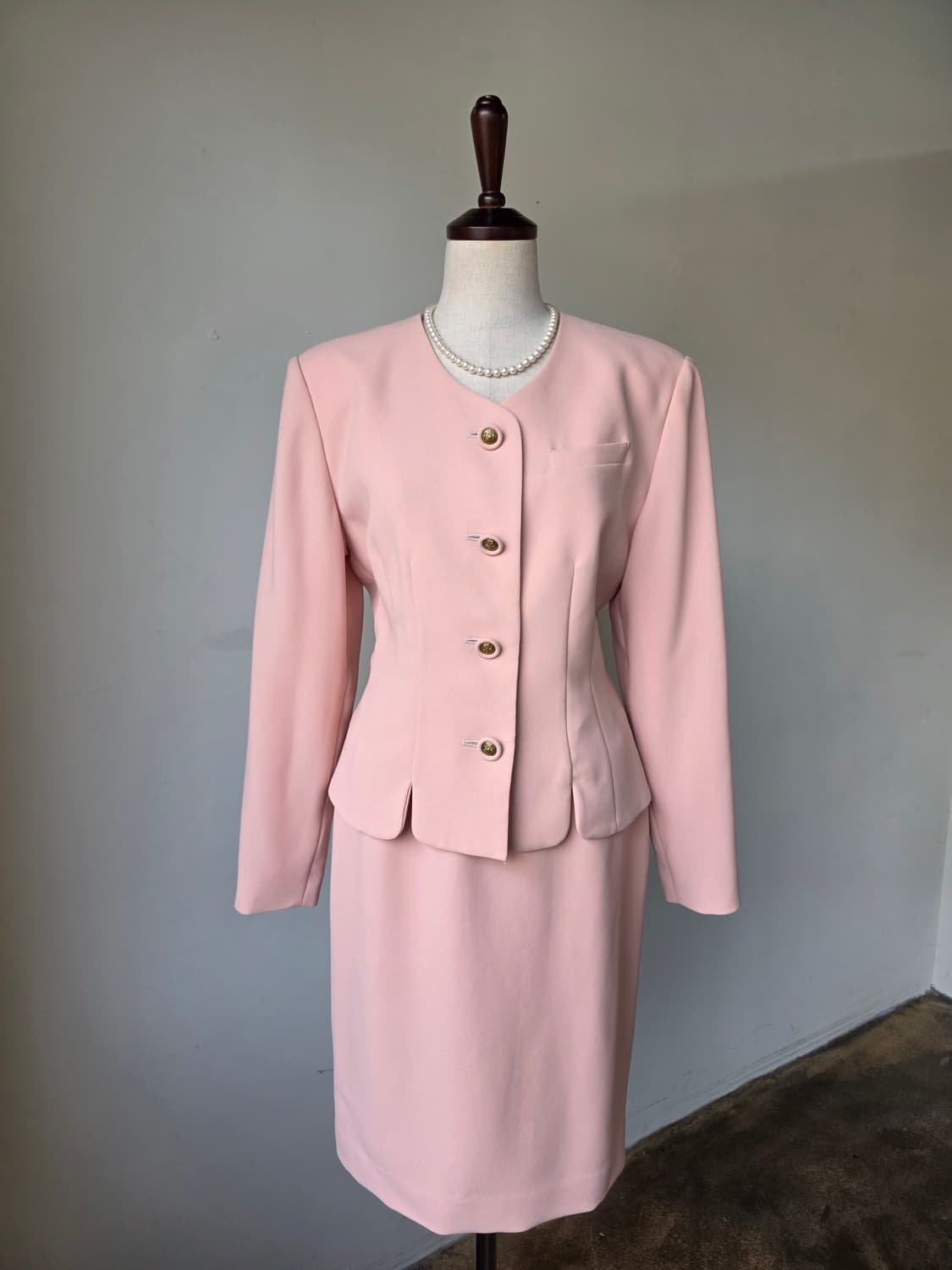 핑크코랄 셋업 상품이미지2