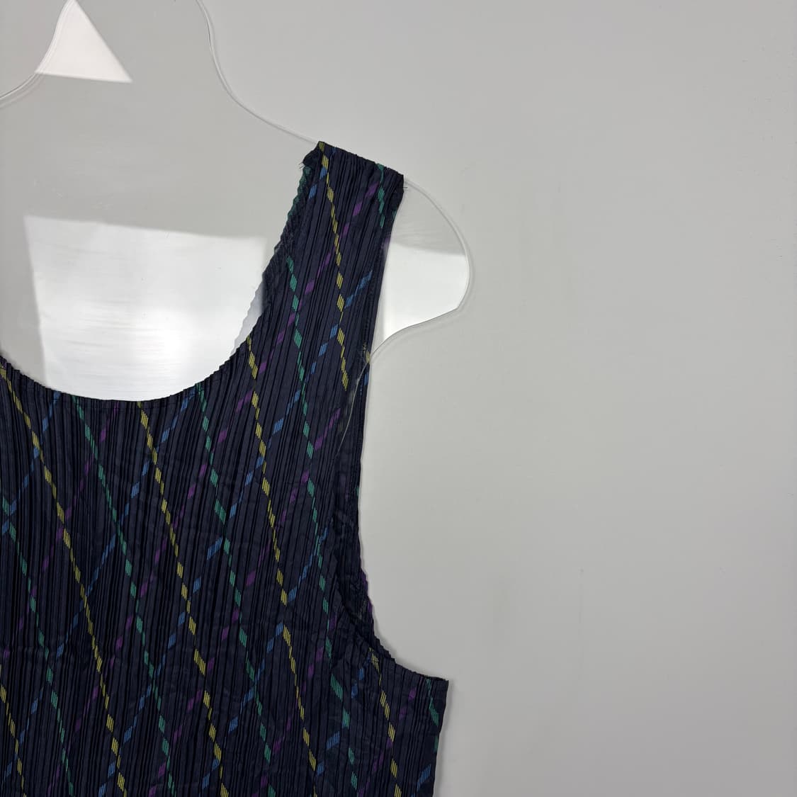 이세이미야케 플리츠 레이어드 원피스 앞치마 상품이미지3