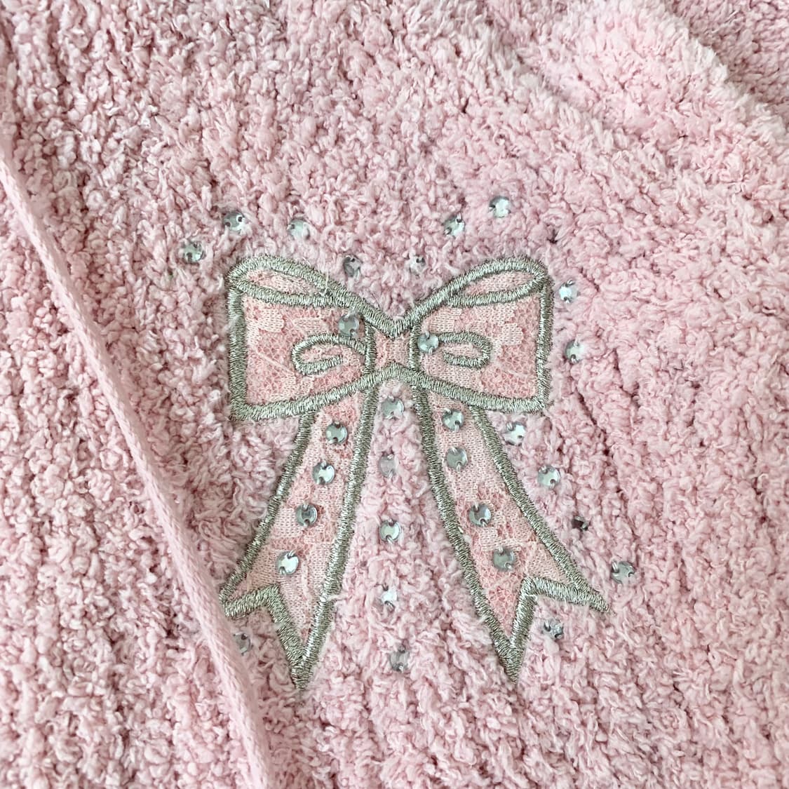 Lodispotto 로디스포토 핑크 폼폼이 후드집업 상품이미지4