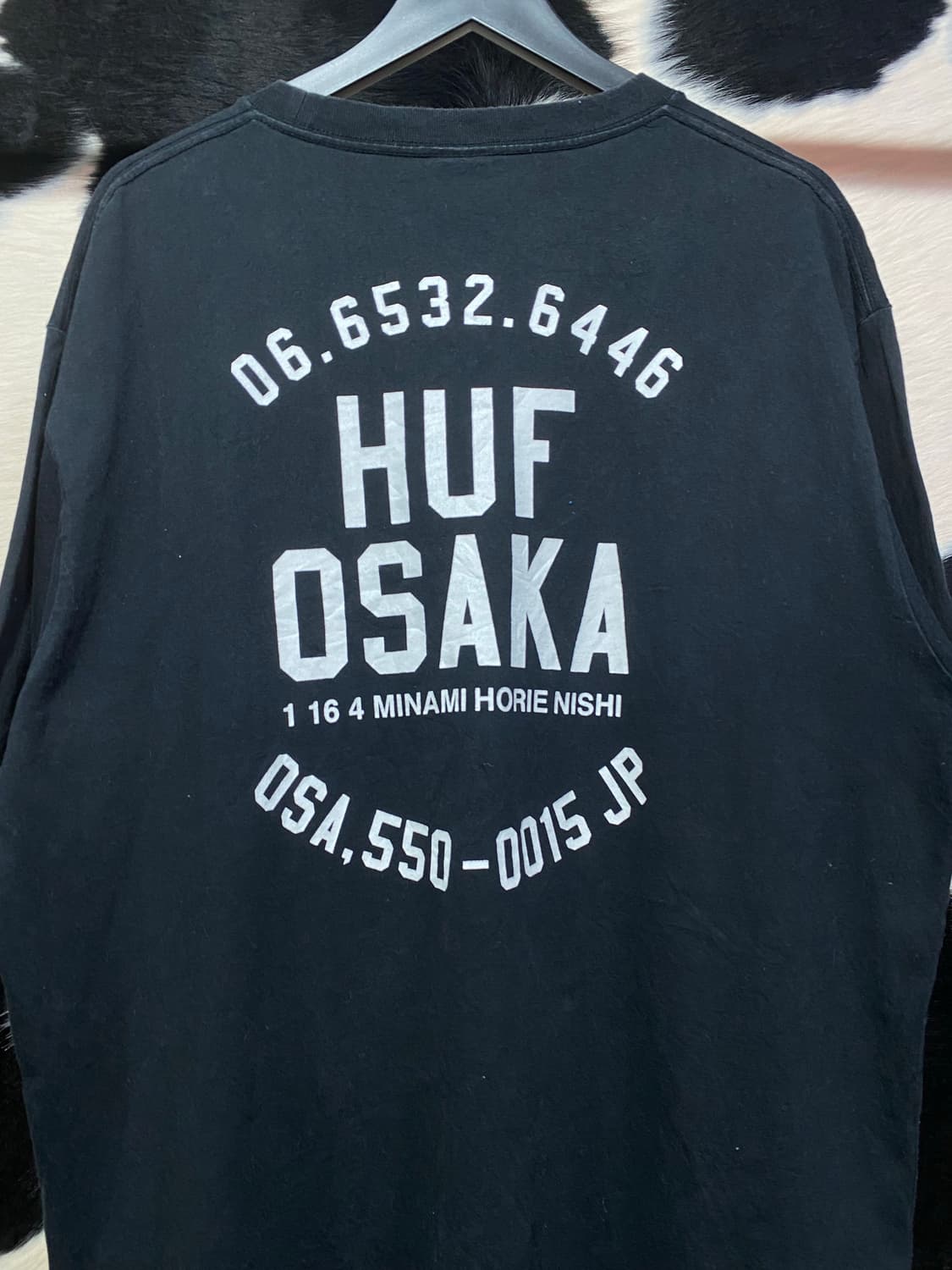 HUF 오사카 백레터링 디테일 반팔 티셔츠 상품이미지7