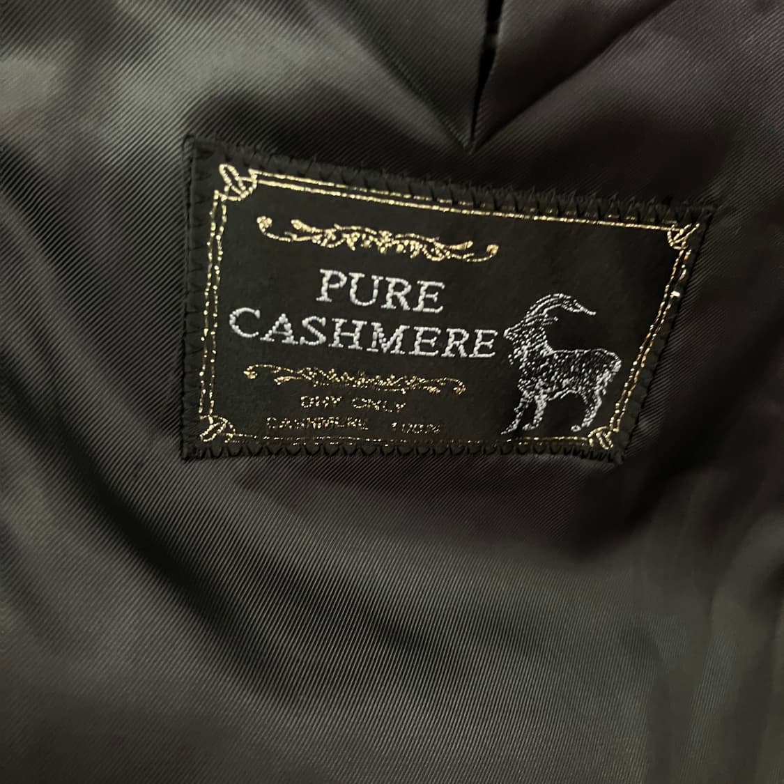 Suit Select 차콜 캐시미어 코트  상품이미지8